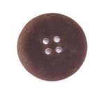 Button 25mm brown plastic