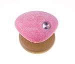 Little nose plush pink with stone 30mm