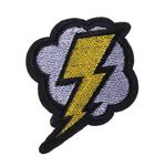Patch lightning in the cloud 74x56mm