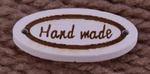 Sewing wooden sign 27x18 mm HAND MADE