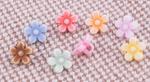 Button 10 mm flower MIX