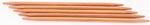 Wooden knitting needles 13 cm