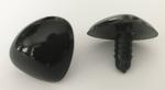 Little nose 28x24  mm black shiny