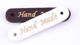 Sewing wooden sign 8x35 mm HAND MADE