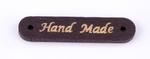 Sewing wooden sign 8x35 mm HAND MADE