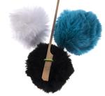 Fake 8 cm fur pom-poms