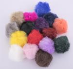 Fake 8 cm fur pom-poms