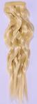 Hair for dolls 25 cm wavy with a straight end