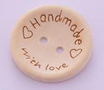 Button 25 mm Hand made