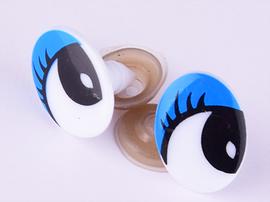 Eyes 16x22 mm blue