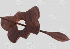 Buckle 65x60 mm rosewood