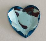 Stick-on stone 20 mm heart