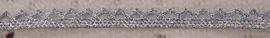 Lace polyester silver 2 m