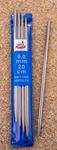 Sock needles 20 cm/5 pc aluminium