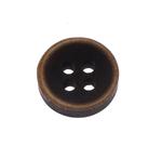 Button 11 mm plastic brown
