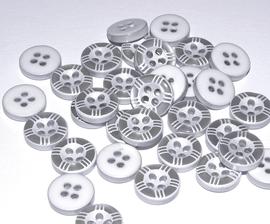 Button 10 mmm plastic