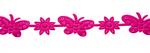 ribbon sun and butterfly 14mm/1m