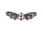 Bead angel wings silver