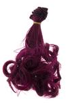 Hair for dolls 15 cm rovné se zvlněným koncem