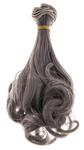 Hair for dolls 15 cm rovné se zvlněným koncem