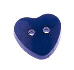 Plastic button heart 12 mm
