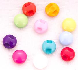Plastic button 9 mm MIX