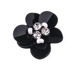 Sequin flower with rhinestones 25mm