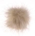 Fake 12 cm fur pom-poms z pętelką