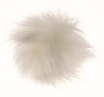 Fake 12 cm fur pom-poms z pętelką