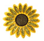 Iron-on patch sunflower  11 cm
