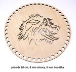 Bottom - lid plywood wolfhound 20cm/8mm