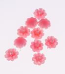 Sticky flower pink 3D 12mm / 10pcs