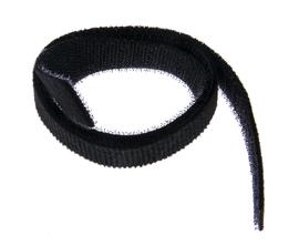 Nylon Hook and Loop Fastener  black 50 cm