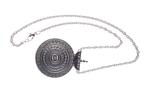Silver necklace ø40mm