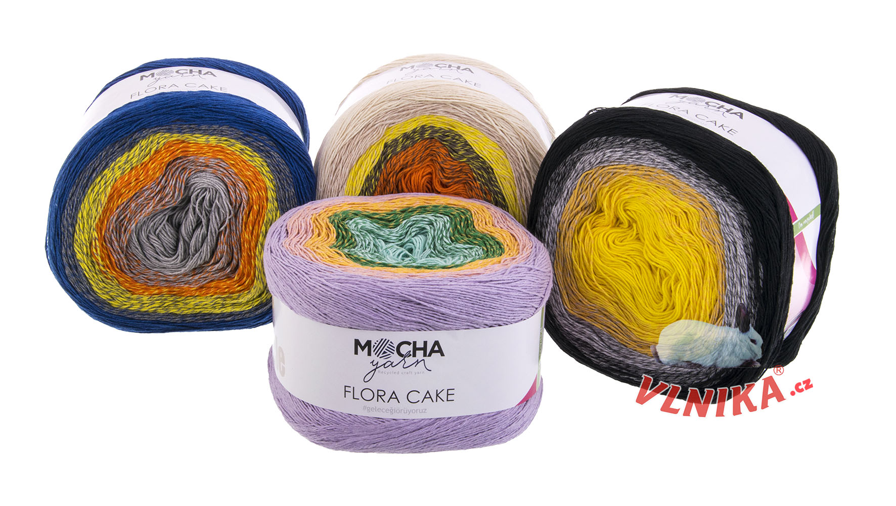 Flora Cake Yarn  Vlnika - yarn, wool warehouse - buy all of your yarn  wool, needles, and other knitting supplies online