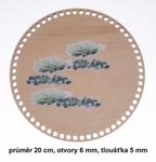 Bottom - lid plywood circle heather 20cm / 6mm