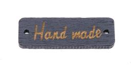 Sewing wooden sign 30x10 mm HAND MADE