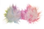 Fake 8 cm fur pom-poms