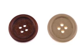 Button 25 mm wooden