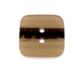 Button 25 mm brown