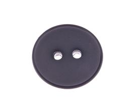 Button 18mm gray plastic