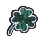 Iron-on patch four-leaf clover 30x40mm