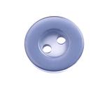 Button 15mm blue plastic