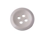 Button 15mm cream plastic