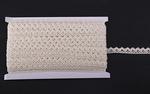 Cream bobbin lace 15mm