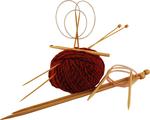 Circular bamboo knitting needles 80 cm