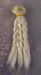 Hair for dolls in a braid 15 cm