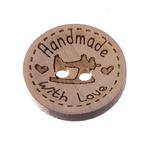 Button 20 mm Hand made sewing machine