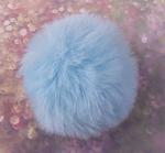 Fake 8 cm fur pom-poms