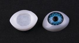 Eyelet with iris 15x12mm